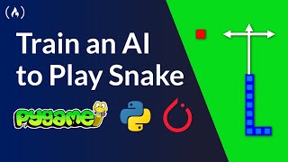 Python  PyTorch  Pygame Reinforcement Learning – Train an AI to Play Snake [upl. by Eveam]