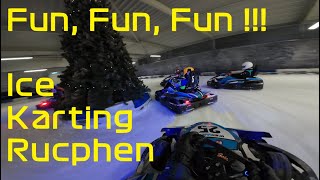 Having fun  Ice Karting Rucphen [upl. by Zetneuq]