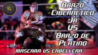 Brazo Cibernético Jr VS Brazo de Platino Máscara VS Cabellera con Producciones JAALL [upl. by Idnyl497]