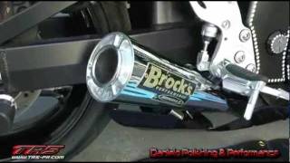 BROCKS PERFORMANCE GEN II HAYABUSA SHORT MEGAPHONE EXHAUST amp POWER COMMANDER V INSTALLATION [upl. by Hyman150]