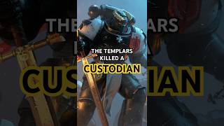 The Black Templars Killed a CUSTODIAN  Warhammer 40k Lore Explained warhammer40k [upl. by Tyoh180]