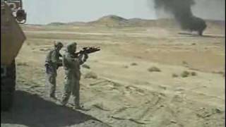 2 soldiers blow up a gas tanker with their grenade launchers [upl. by Milman]