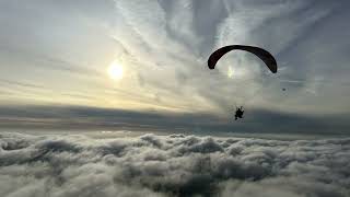 Flying Above the Clouds on my Paramotor amp Dudek Nucleon 4 [upl. by Osner]