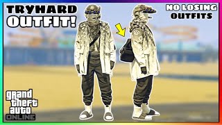 Black Joggers Invisible Torso Glitch Tryhard Modded Outfit No Transfer GTA Online [upl. by Wunder765]