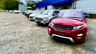 ACHEI ESSES CARROS DE LEILÃO no SUL DO BRASIL i found wrecked a range rover at auction in brazil [upl. by Xanthe858]