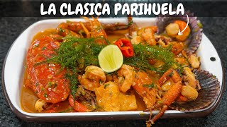 Asi preparo mi Parihuela PERUANA Receta facil y rico  Abelca [upl. by Rezal]