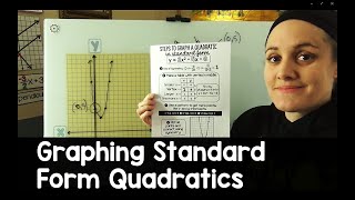 How to Graph Quadratics in Standard Form [upl. by Evadnee443]