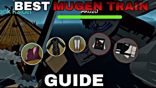 BEST MUGEN TRAIN SOLO GUIDE  PROJECT SLAYERS [upl. by Pardew]