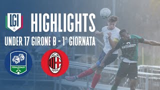 Highlights FeralpisalòMilan U17 AB 1 giornata stagione 202324 [upl. by Kenaz]