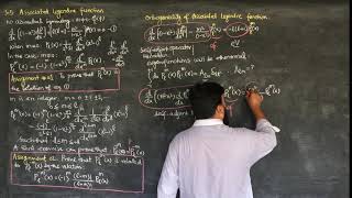 L251 Orthogonality of associated Legendre equation [upl. by Nashom580]