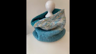 Halssocke Cowl  Loop stricken [upl. by Anneyehc]