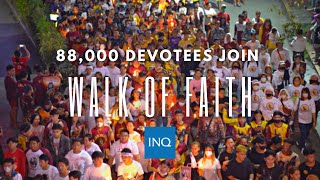 88000 devotees join Walk of Faith for Feast of Black Nazarene [upl. by Docilla]