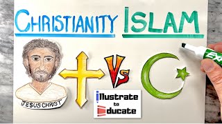 Whats the difference between Christianity and IslamChristianity VS Islam World Religions Explained [upl. by Hannasus]