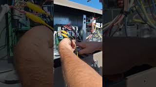 Checking errors on a rooftop AC unit with a natural gas heater 5 [upl. by Jessica169]