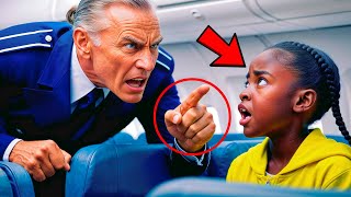 Racist Man Kicks BLACK Girl Off Plane INSTANTLY REGRETS IT [upl. by Elram]