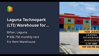 Laguna Technopark LTI Warehouse for Lease [upl. by Fruin]