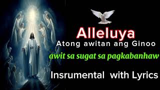 Alleluya  Atong awitan ang Ginoo awit sa sugat sa pagkabanhaw Instrumental with Lyrics [upl. by Franni885]