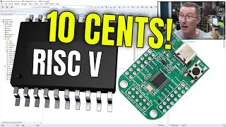 EEVblog 1524  The 10 CENT RISC V Processor CH32V003 [upl. by Kain362]