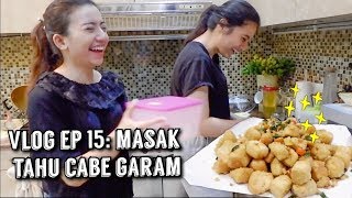 Vlog Ep 15 Masak Tahu Cabe Garam with LunMay KW 🤣🤣 [upl. by Grati]