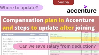 Compensation Plan  AccentureSteps to Update [upl. by Kalinda]