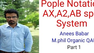 Pople Notation part 1 Advance NMR spectroscopy [upl. by Ita226]