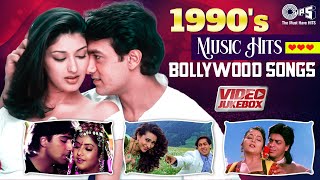 1990s Music Hits Bollywood Songs  Hindi 90s Hit Songs  Bollywood Romantic Songs  Video Jukebox [upl. by Kcajyllib]