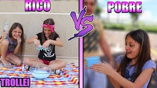 RICO VS POBRE FAZENDO AMOEBA  SLIME 3  Biankinha [upl. by Jemy302]