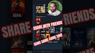 How To SHARE Games In Steam in one click  Game share kese Kare shorts steam games [upl. by Thornie]