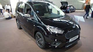 2019 Ford Tourneo Courier Sport 10 Ecoboost 100   Exterior and Interior – Autotage Stuttgart 2018 [upl. by Henryetta661]