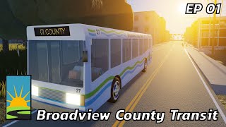 Day in The Life of a Bus Driver  Broadview County Transit EP 1 [upl. by Ocin605]