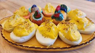 Deviled Eggs – Classic Appetizer or Side – Vintage Recipe – 3 Ingredients – The Hillbilly Kitchen [upl. by Leirol953]