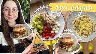 🌱 DZIEŃ JEDZENIA  wege DRWAL wegański parmezan potrawka grzybowa co będzie w grudniu 🤩 [upl. by Sukcirdor]