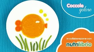 Vellutata di carote zenzero e fagioli cannellini  Tutorial di Coccole Golose [upl. by Ahseuqram]