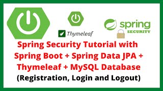 Spring Security Tutorial  Full Course  Spring Boot Login and Registration with MySQL Database [upl. by Mckenzie89]