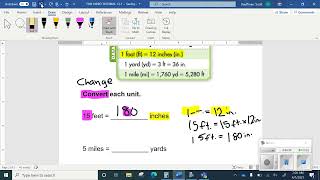 Lesson 131  Reteaching Video 1  Customary Units of Length  Equivalents  Homework Help [upl. by Sathrum]