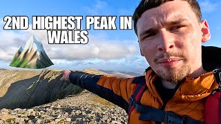 Solo Hiking to the 2nd Highest Peak in Wales Carnedd Dafydd amp Llewelyn Snowdon 3451ft Elevation [upl. by Eniamerej]