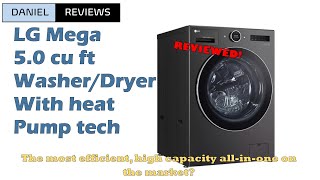 Costco LG 50 cu ft Mega Capacity Smart Wash Combo AllinOne WasherDryer WM6998HVA Review [upl. by Zaob]