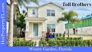 New Home Tour  Toll Brother  Westhaven At Ovation  Winter Garden  Orlando FL  Liston Model [upl. by Aihsein]