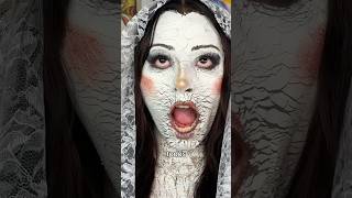 MUÑECA DE PORCELANA ROTA😱🧸 Día 28 de 31 de Halloween arcilla muñeca doll broken makeup [upl. by Asimaj]