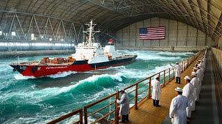 Cómo La MARINA de los EEUU Prueba sus BARCOS Antes de LANZARLOS al MAR [upl. by Anirehc]