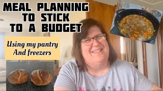 Meal Planning and Pantry Menu to help Monthly Budget foodbudget retirement [upl. by Raddi]