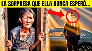 MEXICANA LE DIO ALMUERZO A UN HOMBRE SIN HOGAR 10 AÑOS DESPUÉS UN COCHE DE LUJO APARECE [upl. by Grissom47]