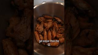 The EASIEST Homemade Chicken Wings with GE Profile Smart Oven [upl. by Annaear]