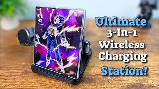 Is This The BEST Wireless Charging Station for Foldable Phones 2024 [upl. by Uwton]