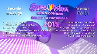 Finala Eurovision România 2015 LIVE [upl. by Olive740]