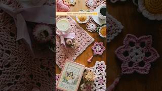 Lovely placemat tutorial crochet relaxingmusic coffee [upl. by Dhaf232]