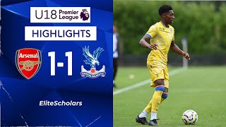 Arsenal vs Crystal Palace  1  1  U18 Premier League Highlights  021124 [upl. by Orv235]