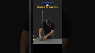 Stability Vs Center of Gravity education physics science experiment scienceexperiment iit [upl. by Pinto158]