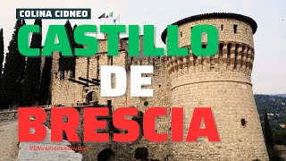 BRESCIA ITALIA y su IMPONENTE CASTILLO MEDIEVAL [upl. by Ahseuqal]