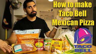 How to Make Tacos Bells Mexican Pizza  Hella Good [upl. by Nojid]